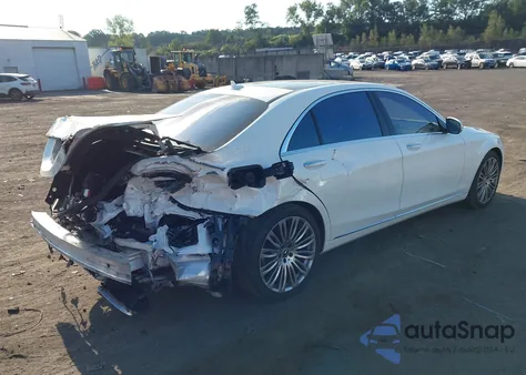 2019 Mercedes-Benz S 450 из США, поврежденный, VIN WDDUG6GB9KA457867